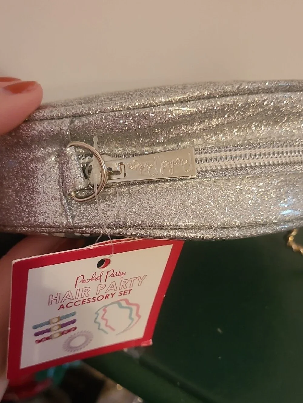 Packed Party Sequin Circle Favor Pouch - Silver, Pink, Blue